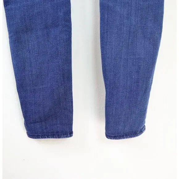 Madewell Size 25 The Anywhere Jean Pull On Faded Dark Blue Wash F5878 - Picture 7 of 9